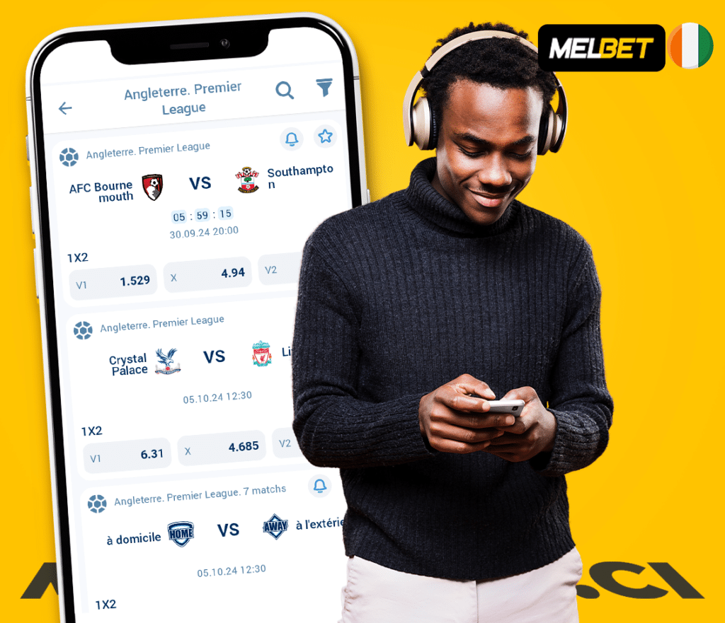 Comment placer des paris sur Melbet app mobile ?