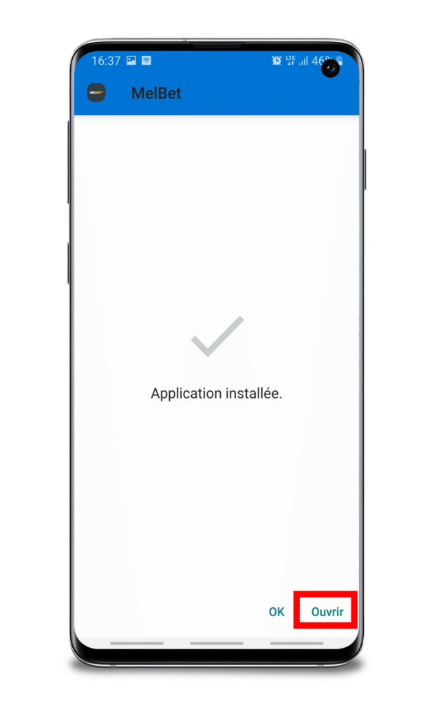 ouvrir melbet apk